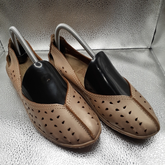 Cklass Metalic Tan Flats From Mexico Women's Size 8.5 - Picture 2 of 10
